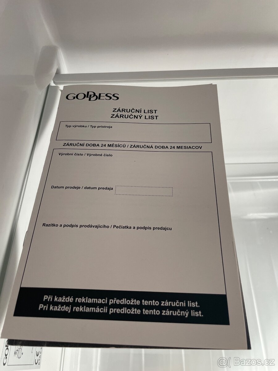 Goddess lednice barva nerez - 14