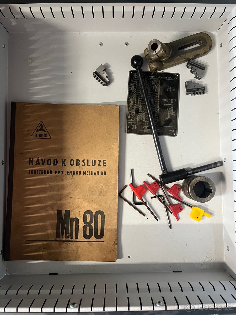 Soustruh tos Čelákovice typ mn-80 1961 - 14