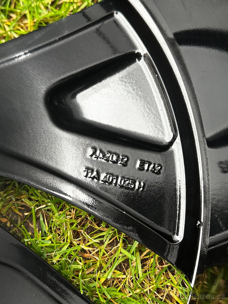 4x alu kola Volkswagen 20” + letní pneu Bridgestone Turanza - 14