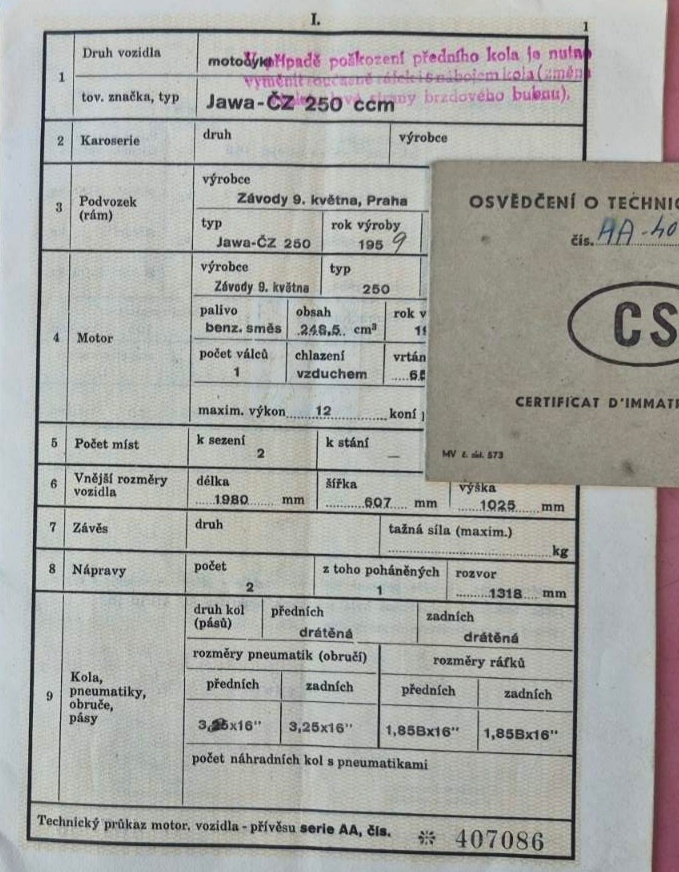 Jawa 250/353 - r.v. 1959 - 14