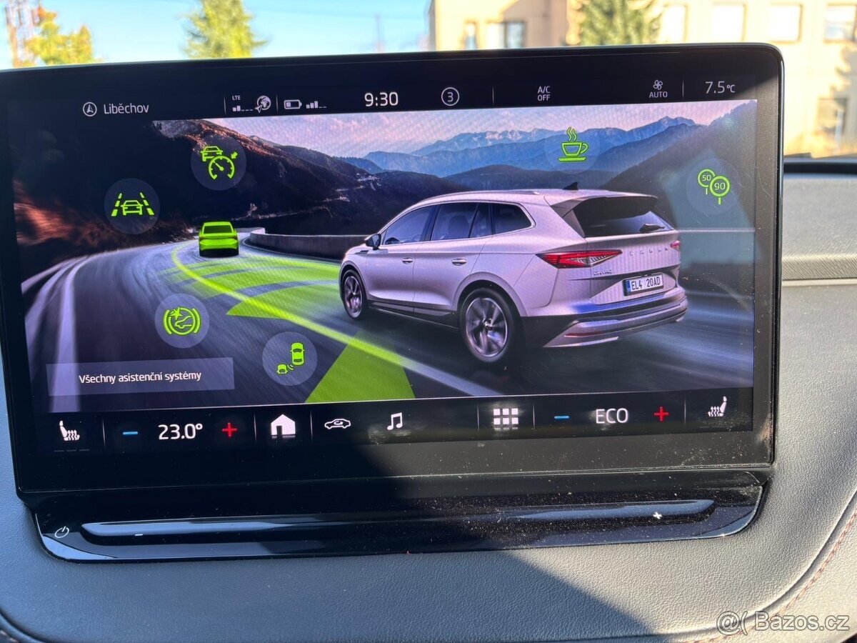 Škoda Enyaq IV 80 SOH 90%m.r.2022 matrix Kamera tepelné čerp - 14