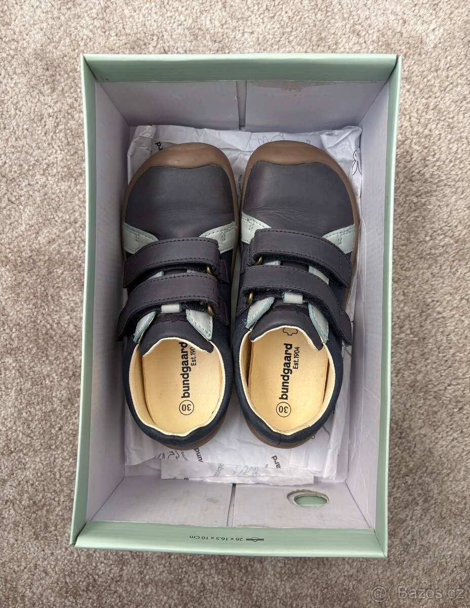 Kozene boty Bundgaard Walker Velcro Navy / vel.30 - 14