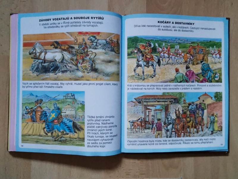 Kniha Obrázky koní a poníků, čtená - 14