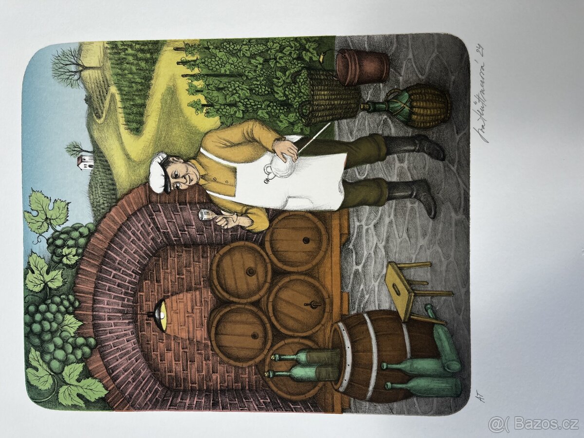 Jan Saudek litografie celek - 14