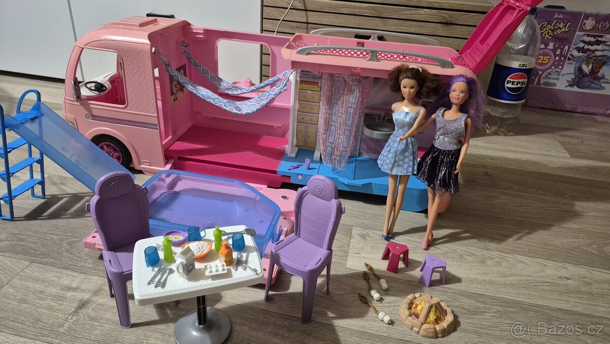 Barbie karavan snů Mattels krabicí - 14