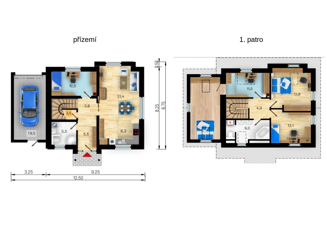 Prodej RD 6+kk_158 m² + garáž, pozemek 475m2, Úvaly u Pha - 14
