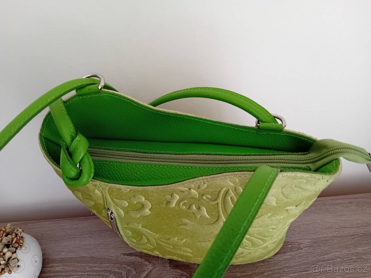 F.Z. Genuine Leather dámská kabelka + batůžek kožená - 14