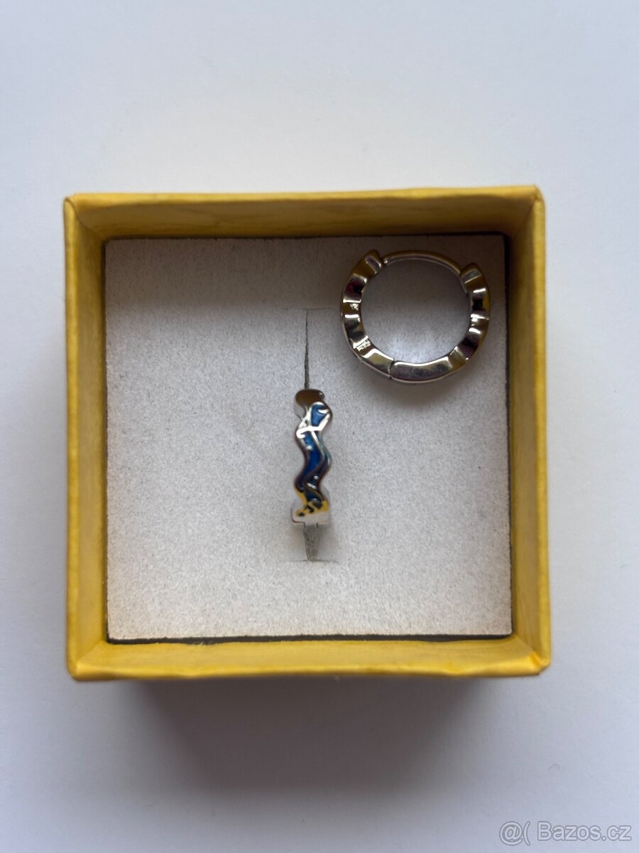 Nové stříbrné náušnice punc 925 - 14