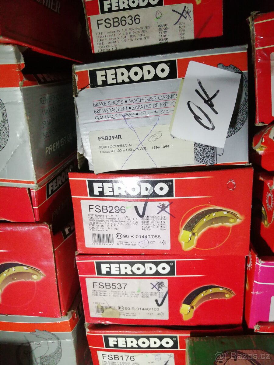 Brzdové čelist různé vozy Ferodo - 14