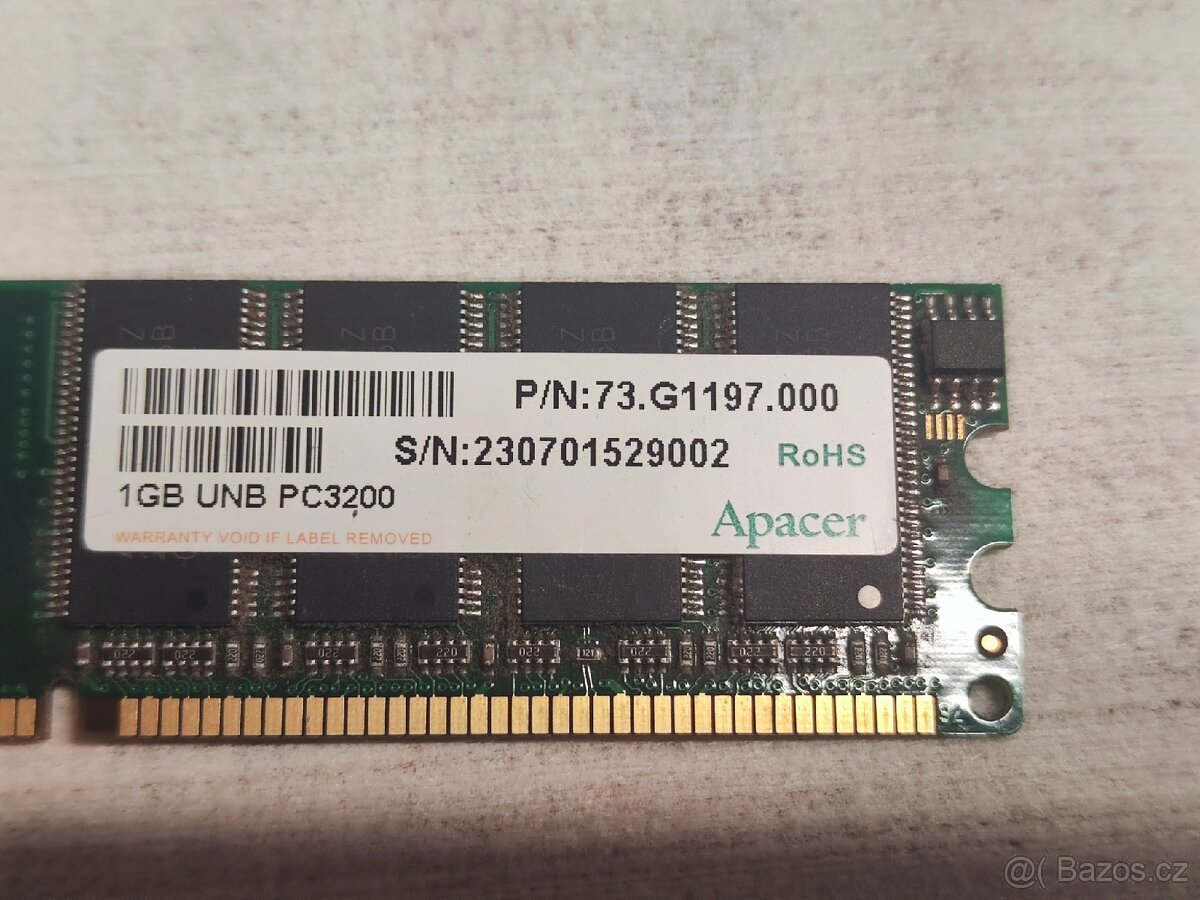 Velká sada RAM pamětí (DDR3, DDR2, DDR1) - 14