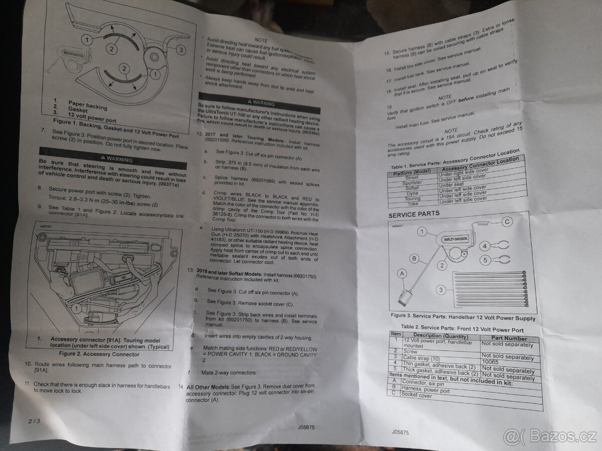 HARLEY DAVIDSON® 12V zásuvka NOVÁ - 14