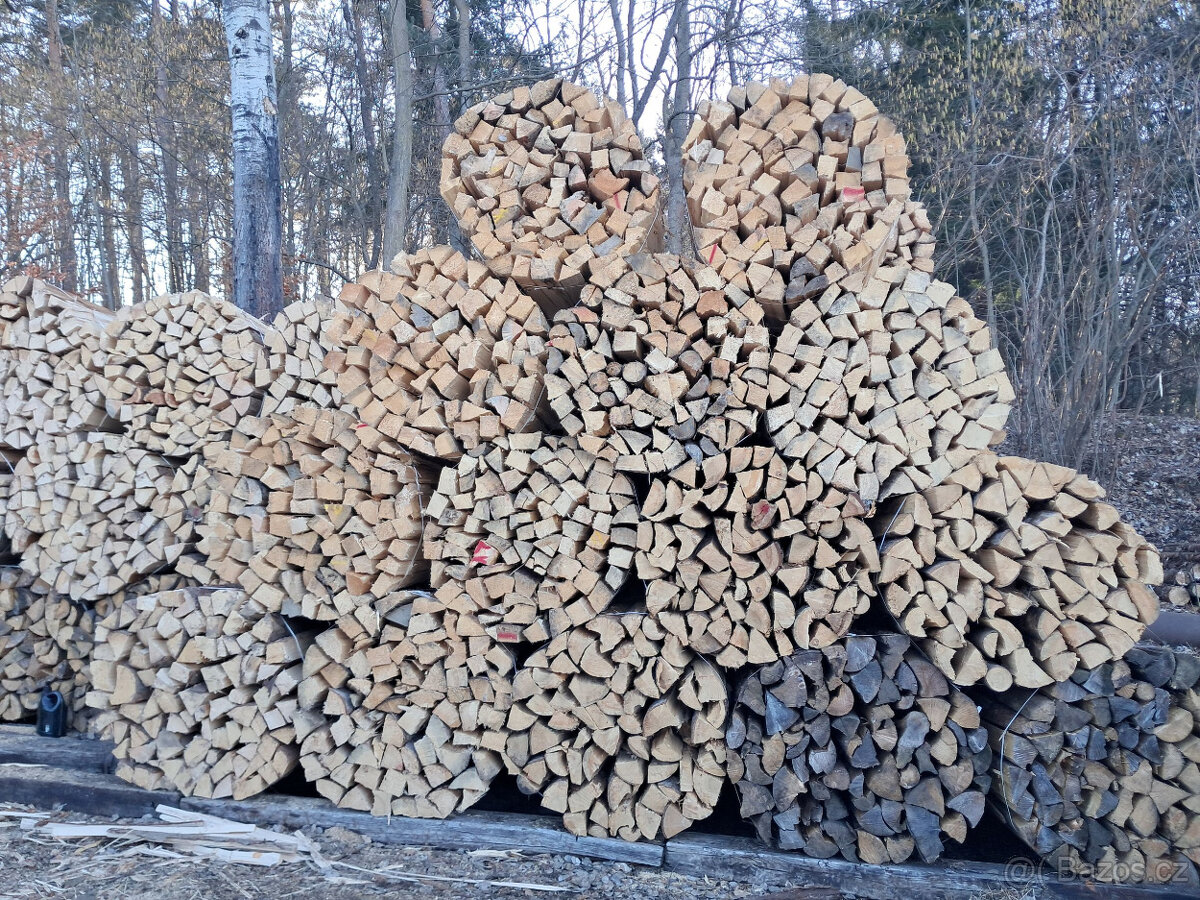 Palivové dřevo smrk suchý, buk- suchý , bříza - 14