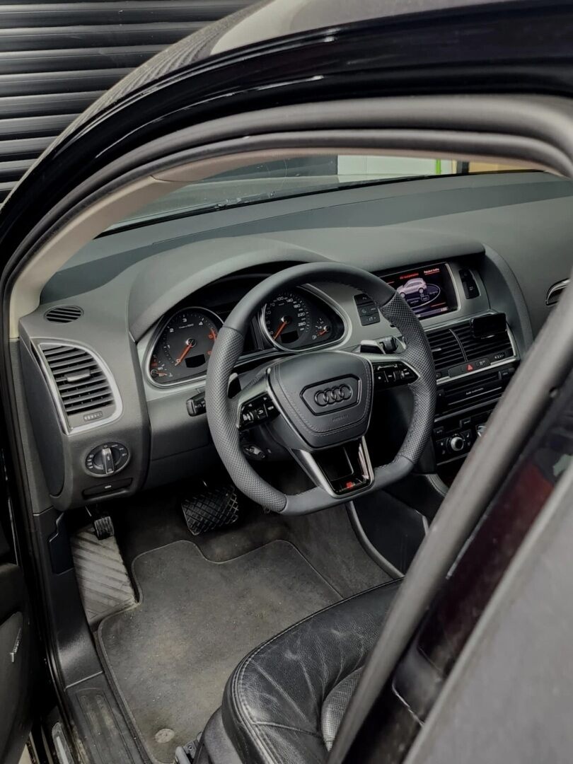 KOZENY VOLANT AUDI ZREZANY S PADLAMI AIRBAGEM - 14