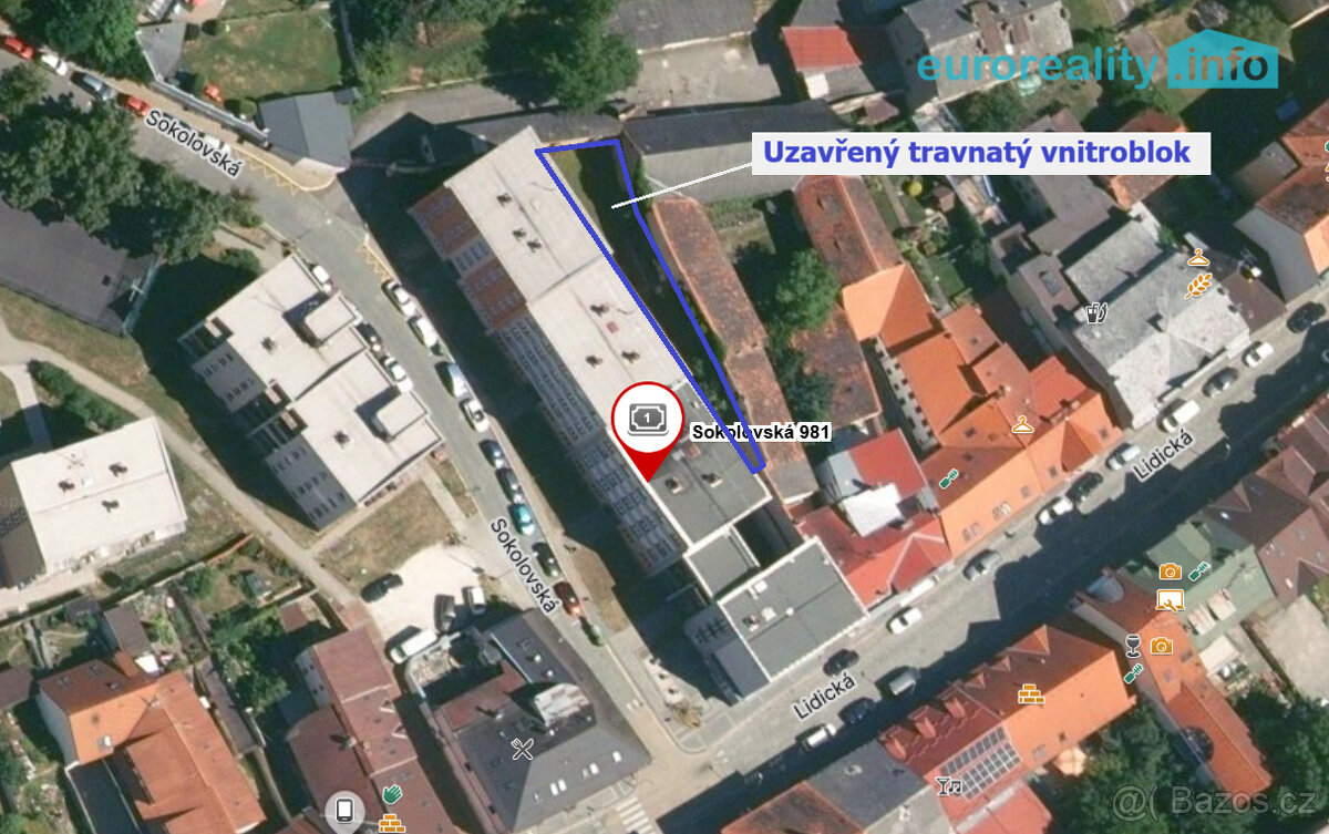 Prodej, byt 2+1, Strakonice, ul. Sokolovská - 14