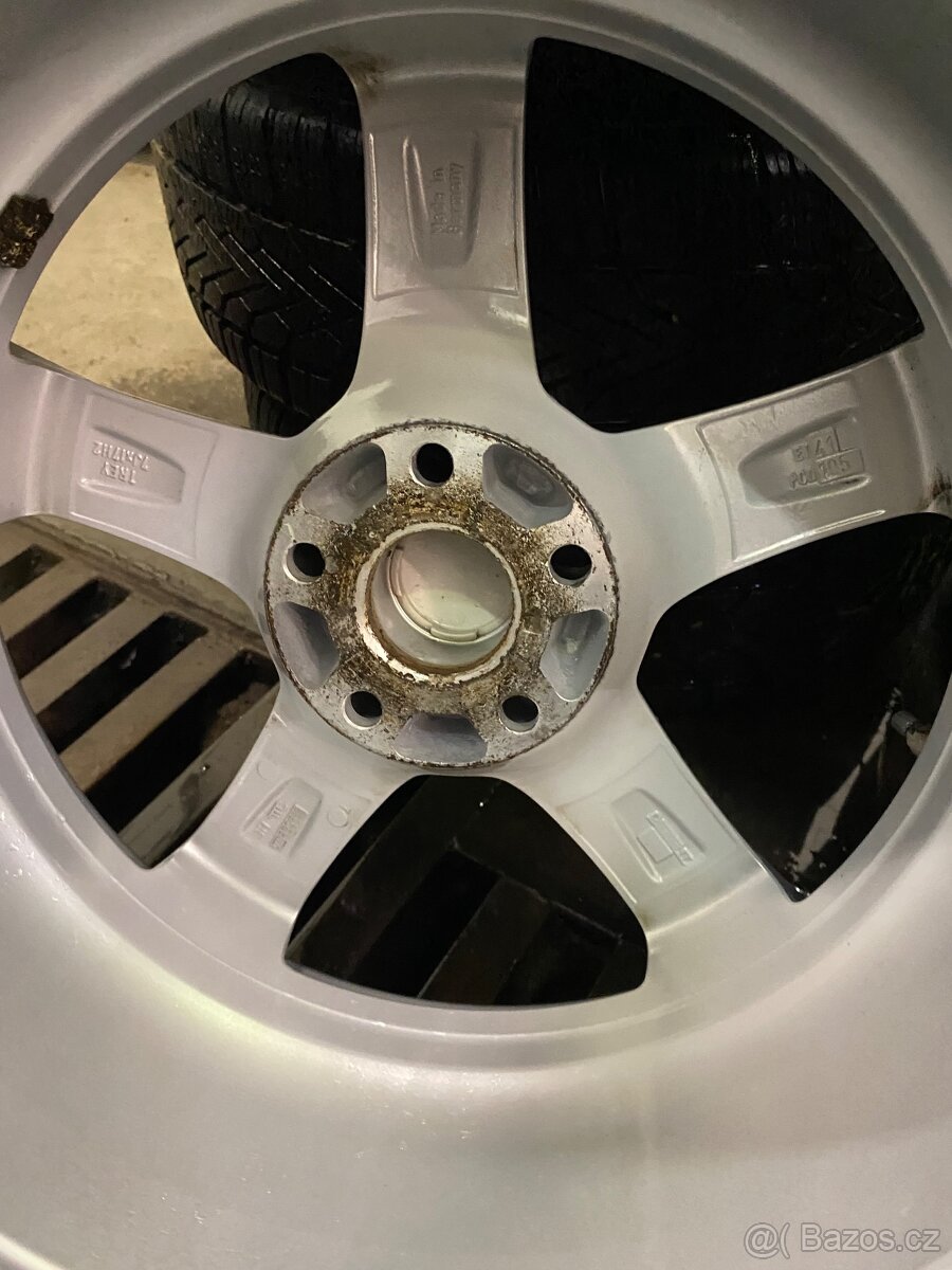 5x105 7J ET41 Dezent TR + 215/60 R17 zimné - 14
