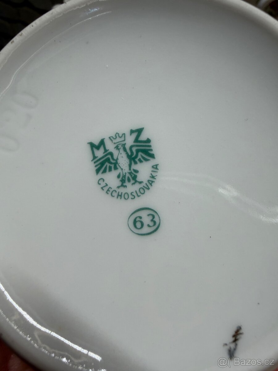 Vintage kávový servis MZ Czechoslovakia - 14