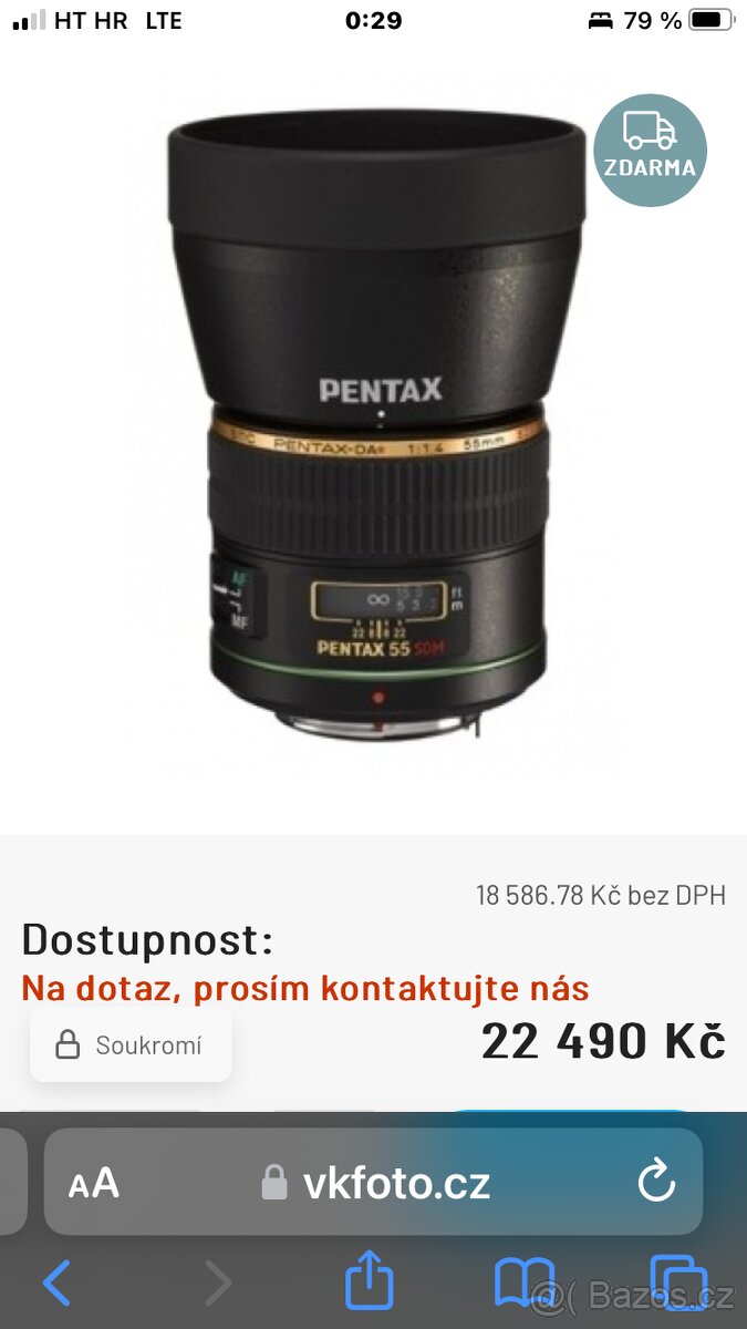 Pentax DA 55mm / 1.4 - portretní APS-C základní FF - 14