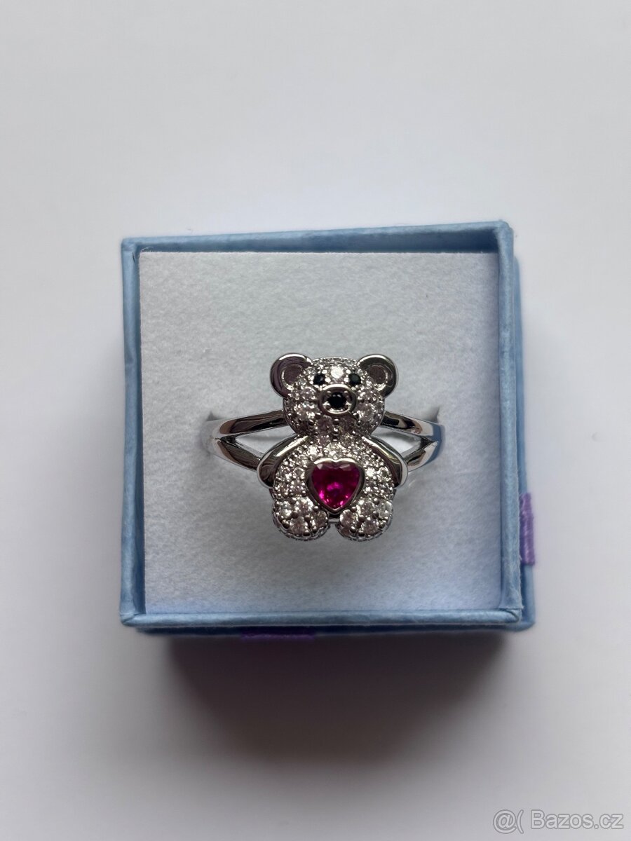 Nové stříbrné prstýnky punc 925 - 14