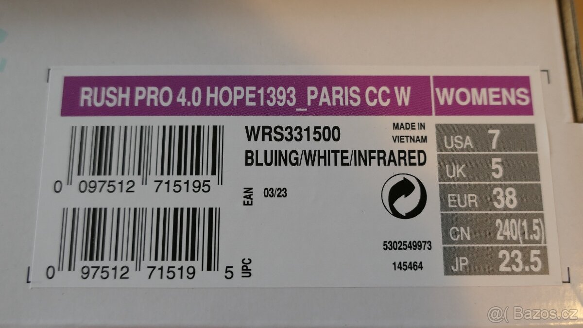 Dámské boty na tenis Wilson Rush Pro 4.0 Clay vel. 38 - 14