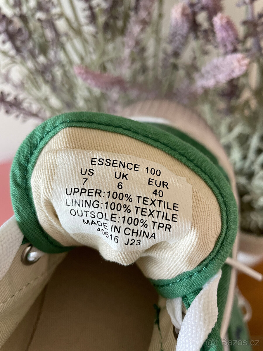 Nové zelené plátěné tenisky Polo Ralph Lauren, vel. 40 - 14