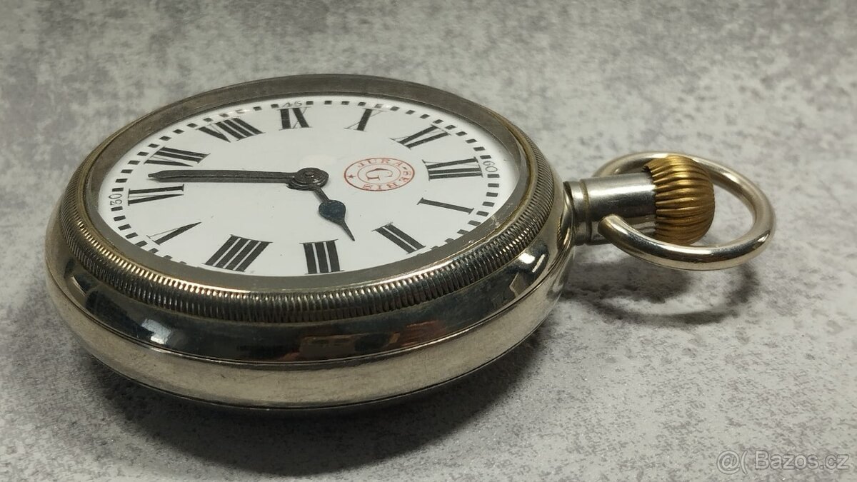 Velmi staré a velké kapesni hodinky - 127g - 14