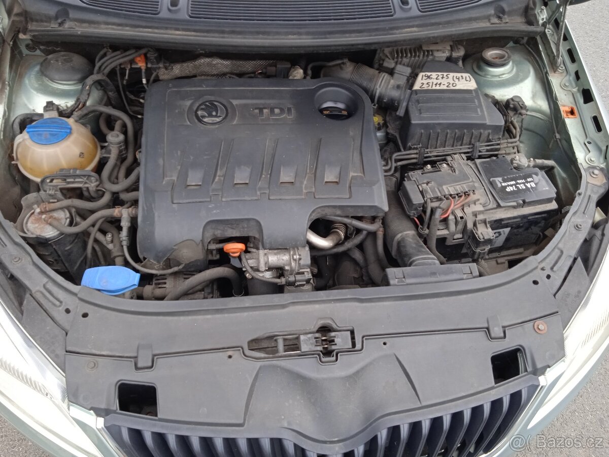 ŠKODA FABIA II KOMBI 1,6TDi55kw,rv2012,ČR,SERVISKA - 14