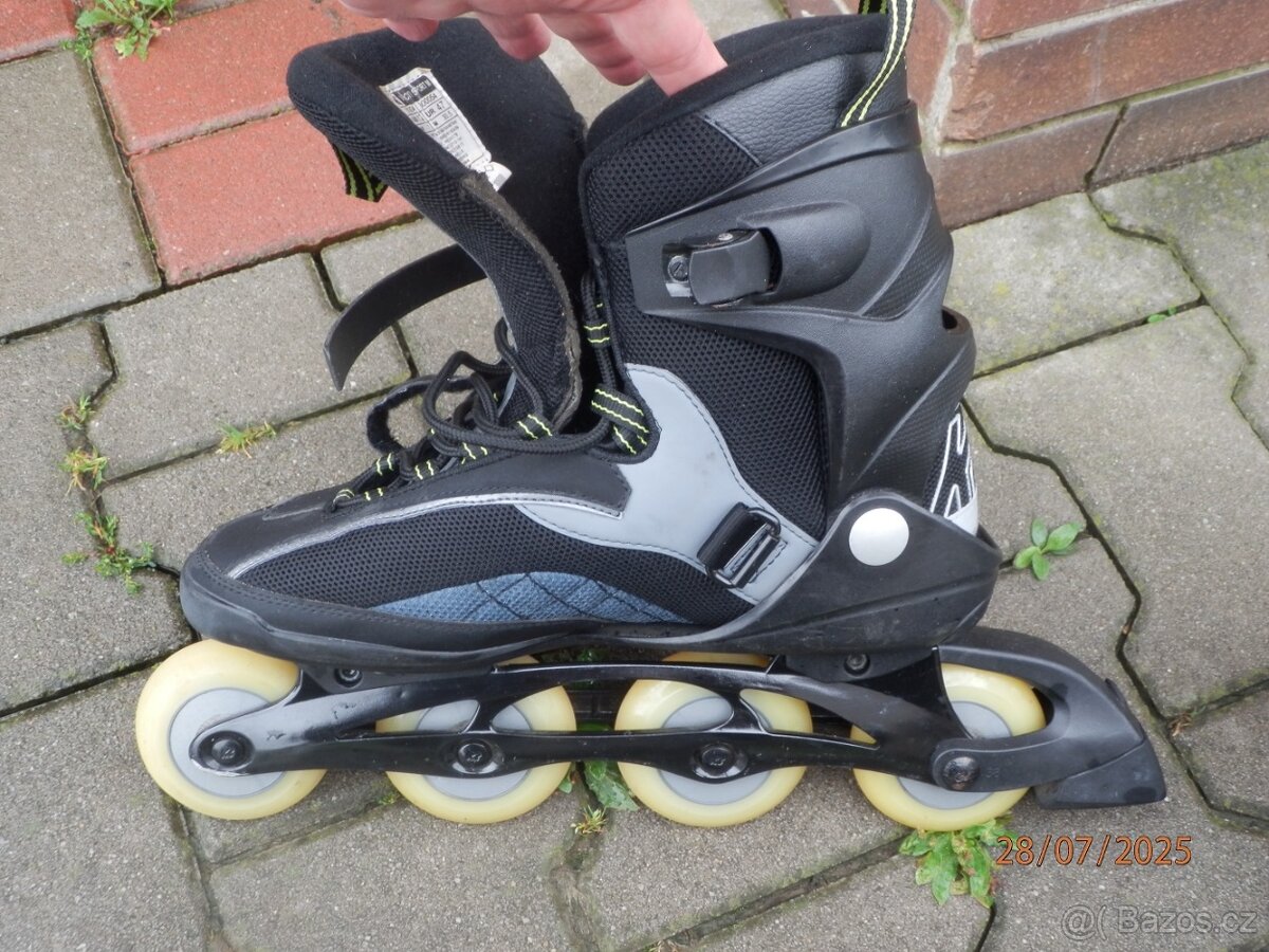 Pánské Inline brusle K2 velikost 47, 84MM kolečka cena:800k - 14
