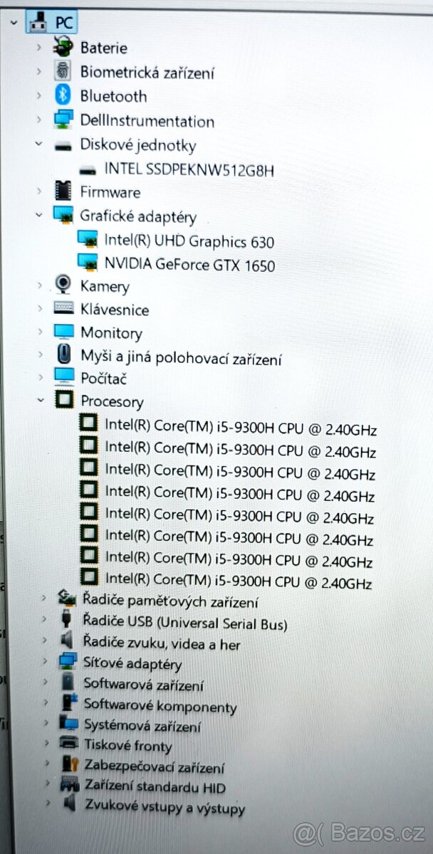 Dell G3 15 Gaming Core-i5,Nvidia GTX 1650, SSD 512GB Intel - 14