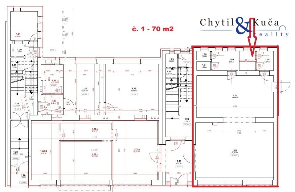 Pronájem - OBCHOD, DÍLNA, SKLAD ( až 351 m2 ) Přerov - 14