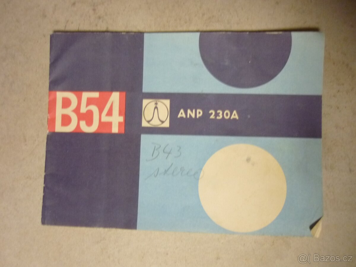 NÁVODY,TECH.PLÁNY STABILZDROJE TESLA BS-525/GRAMOF.TESLA B54 - 14