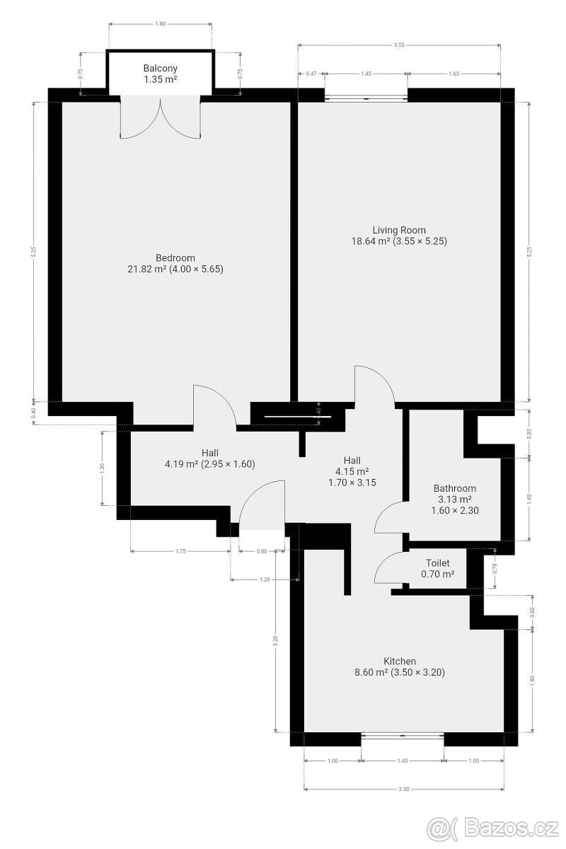 Pronájem bytu 2+kk, Kladenská, Vokovice, 66 m2 - 14