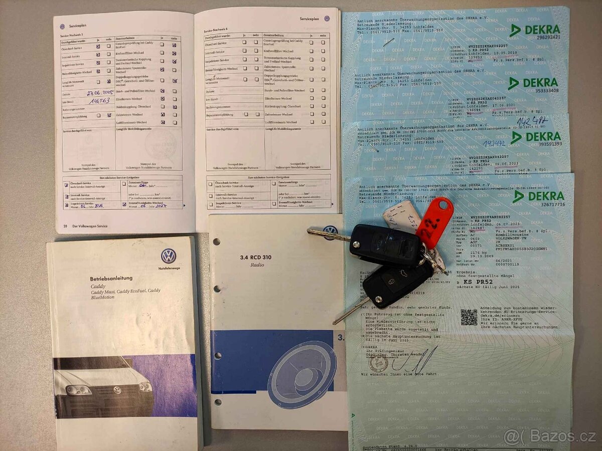 VOLKSWAGEN CADDY 1.6 MPI,LIFE,75 KW,AUT. KLIMA,VYHŘ.SEDAČKY - 14