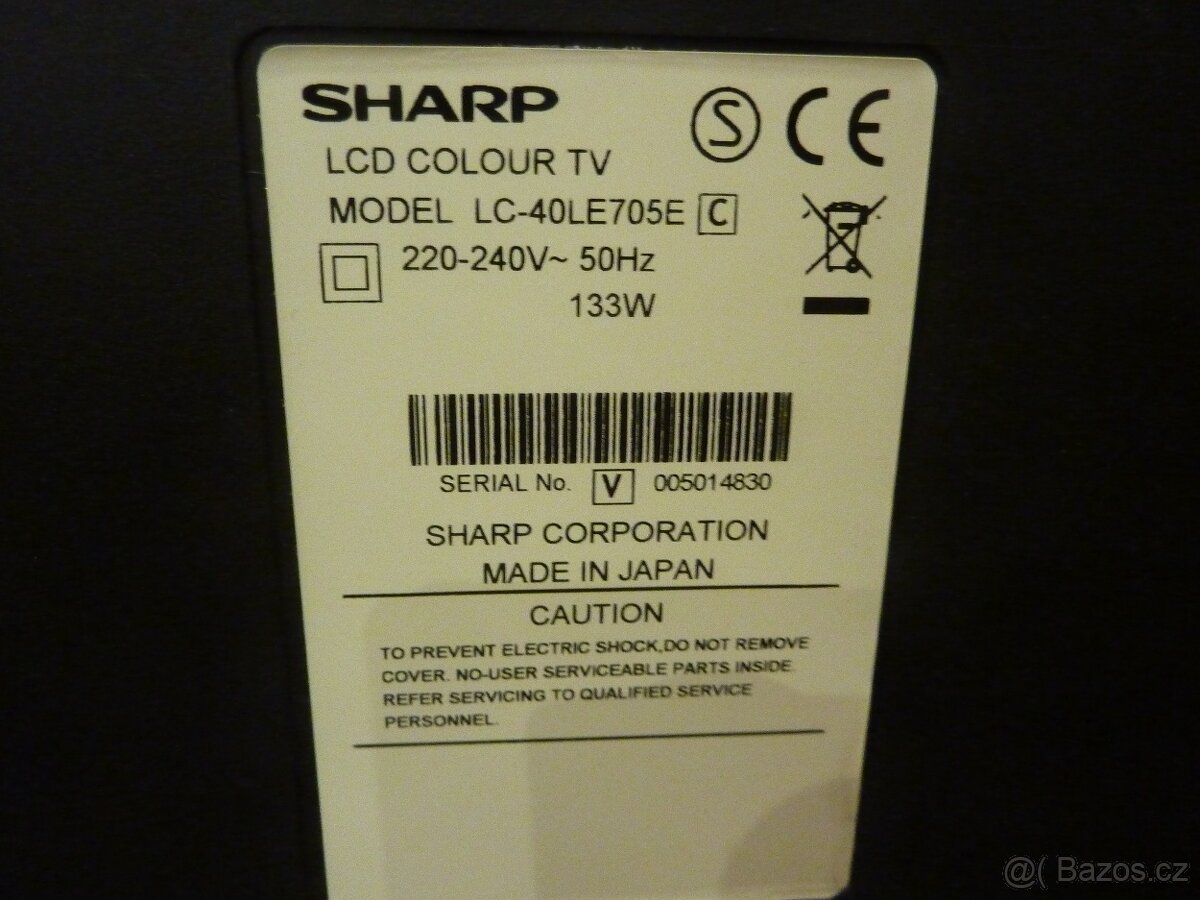 TV SHARP LC-40LE705E + set top box EVOLVE OMEGA T2 - 14
