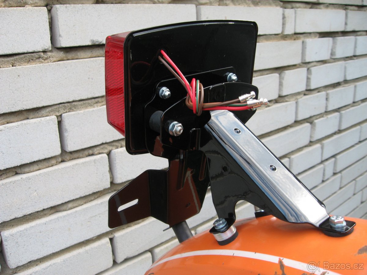 ČZ enduro - zadní světlo LUCAS - kompletní sestava - 14