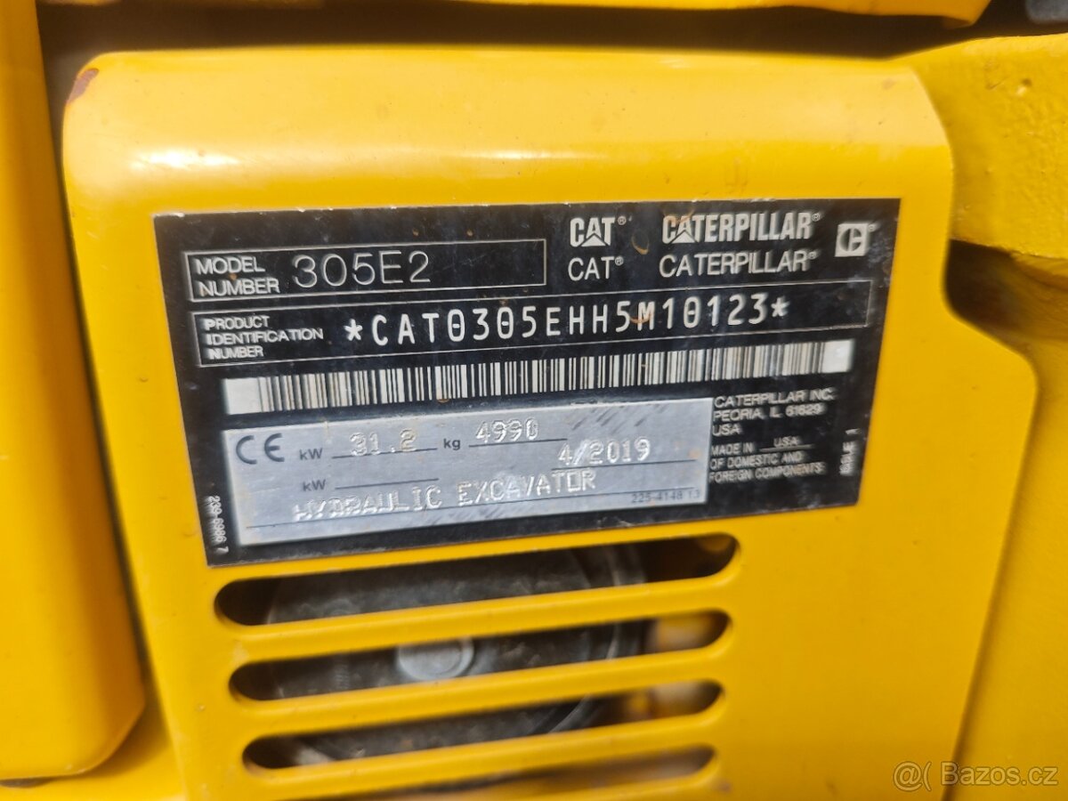 Pásový bagr Caterpillar CAT 305E2, r.v. 2019 - 14