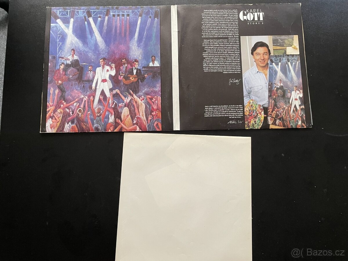 4x LP desky Karel Gott, 1x SP + originální plakát - 14