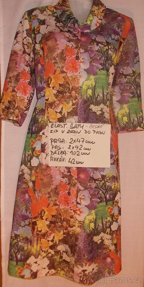 ŠATY RŮZNÉ TYPY-SPOLEČ.+LETNÍ +CAPRI KALHOTY+ SÁČKO - 14