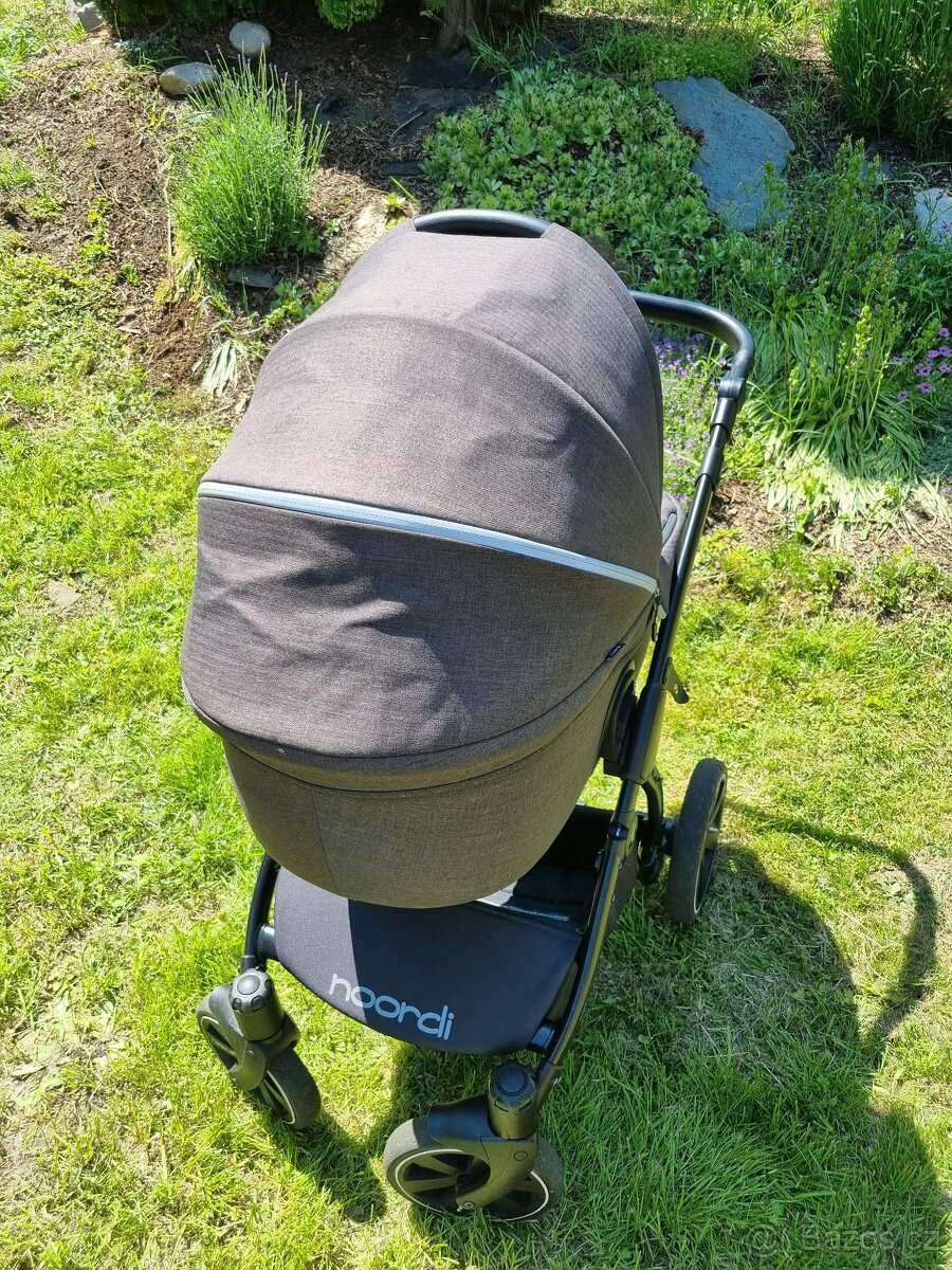 Kočárek Noordi fjordi 2v1 černý - 14