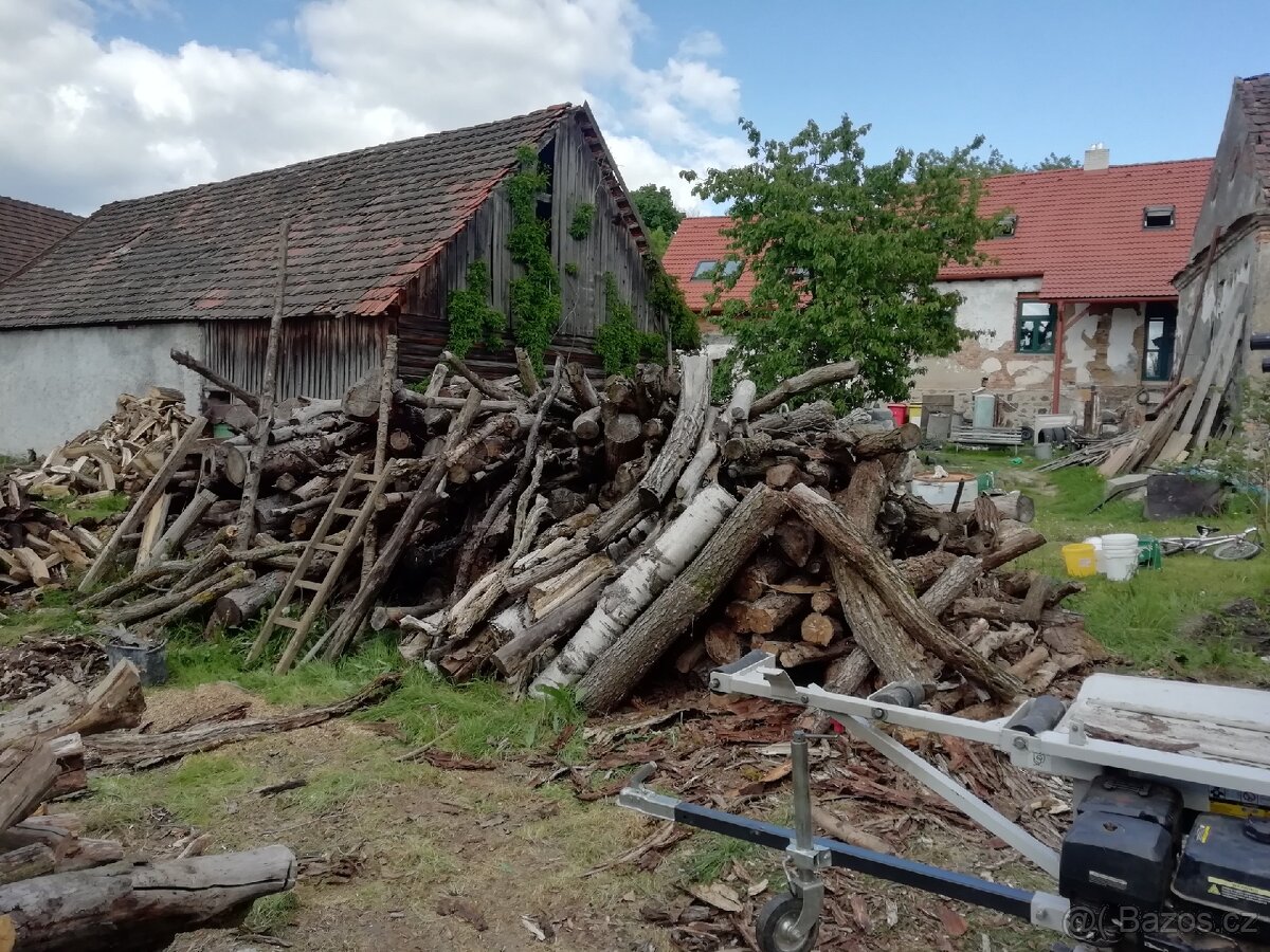 Palivové dřevo - štípané, špalíkované + pronájem štípače - 14