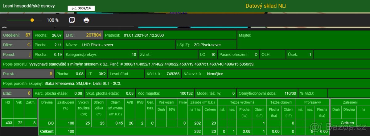 Prodám pozemky v katastrálním území Nemějice - 14