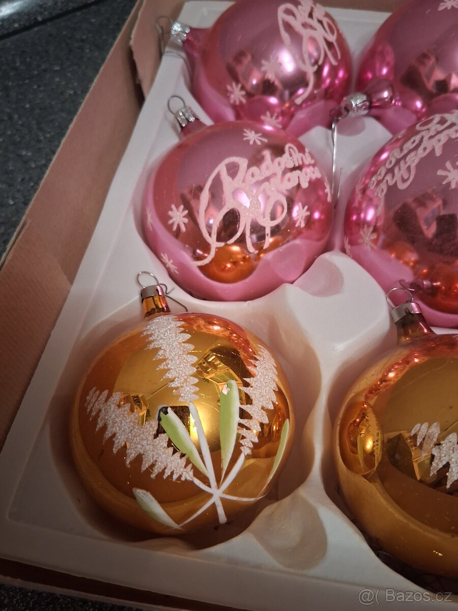 Retro vánoční ozdoby 22ks - 14