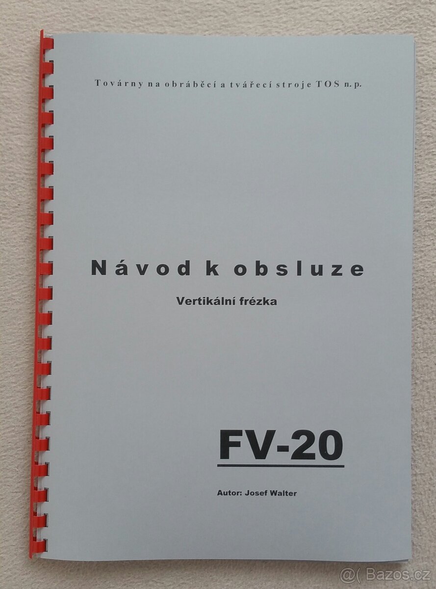 Návody kovo frézek FA-3, FN-20, FN-22, FN-32... - 14