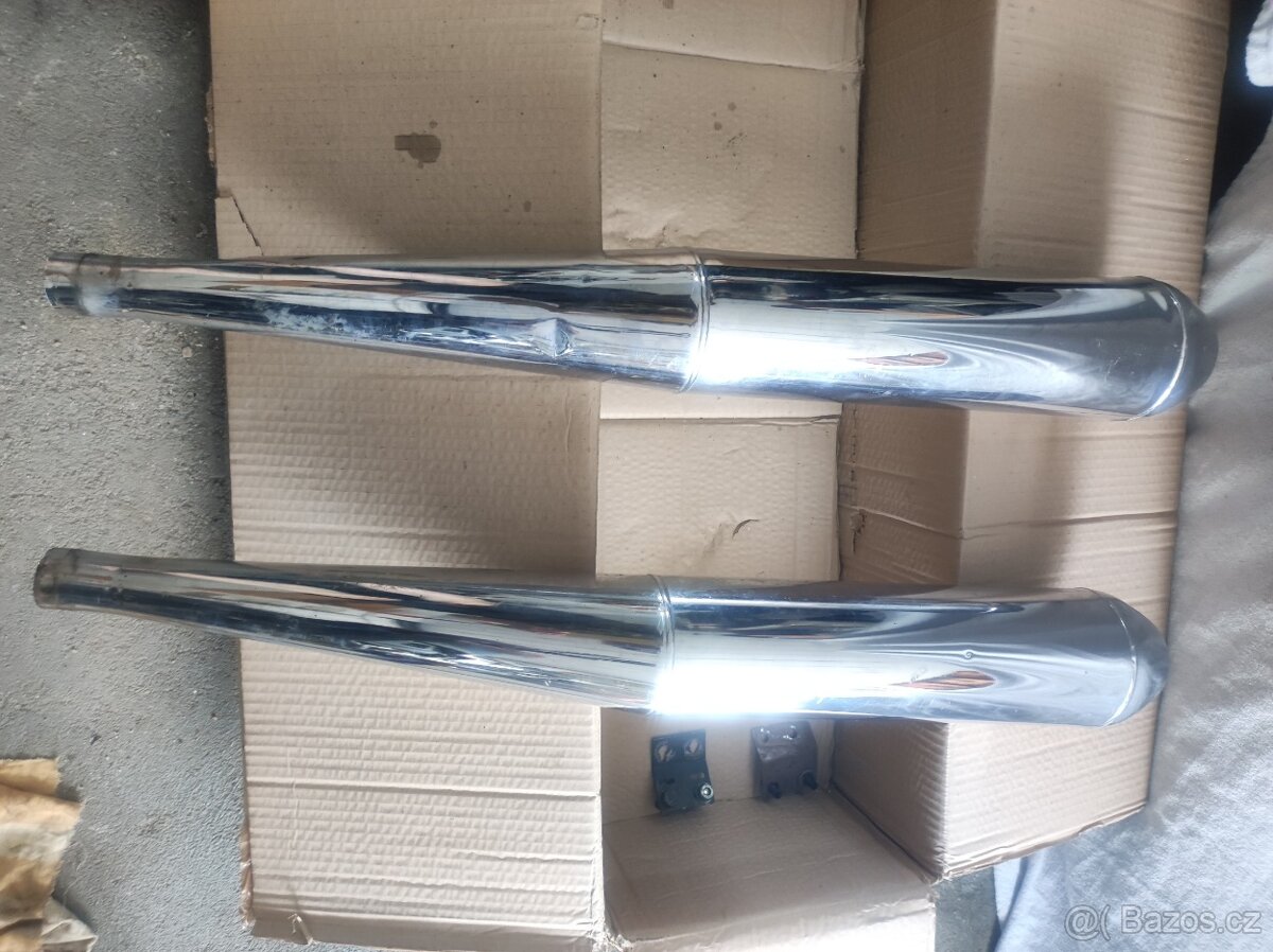 Originál výfuky BMW R60/5 - 14