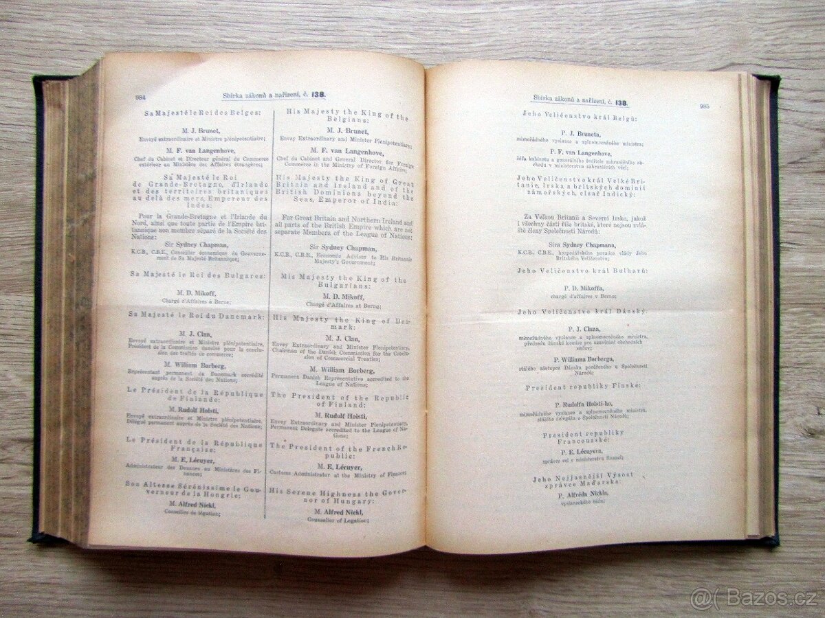 Sbírka zákonů a nařízení 1929 – prodej sbírky starých knih. - 14