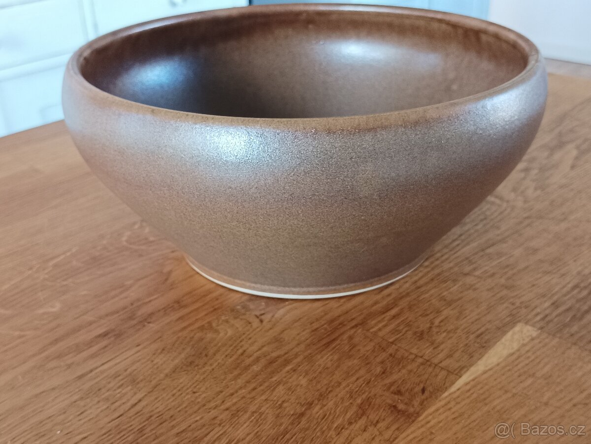 VINTAGE KAMENINOVÁ MÍSA GRÉS & POTIERS DIGOIN - FRANCIE - 14