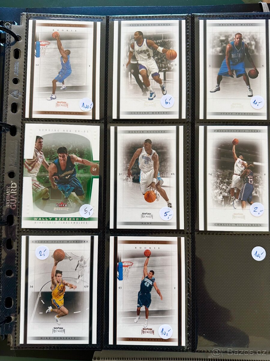 NBA karty (limitky,podpisovky, dresovky) - 14