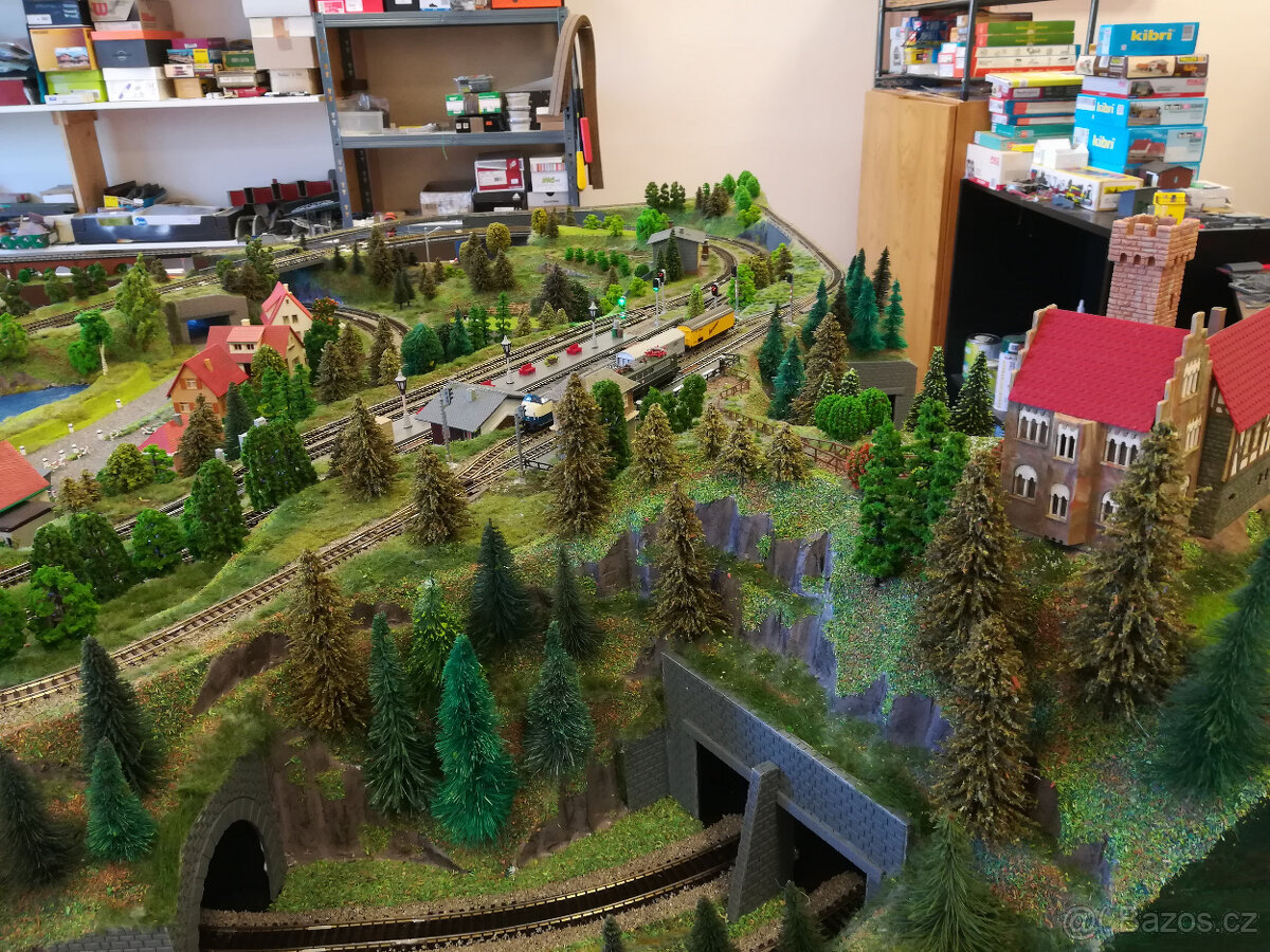 Kolejiště TT+N 350x220 cm - 14