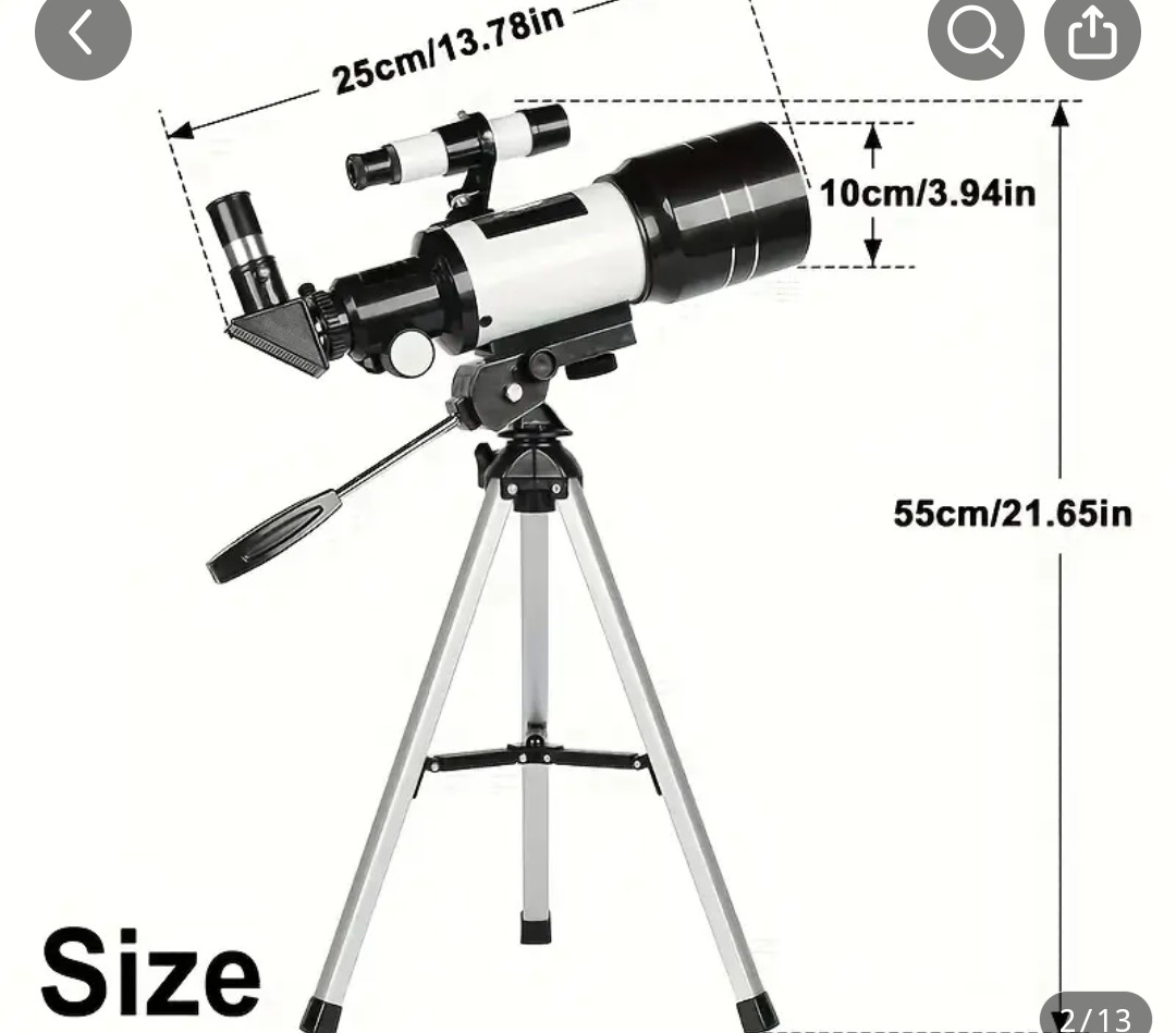 Teleskopický dalekohled nový. - 14