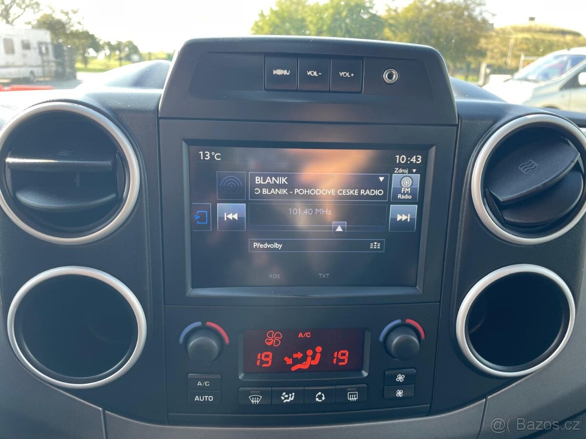 Peugeot Partner Tepee 1.6Hdi 73kw, velké rádio, po servise - 14