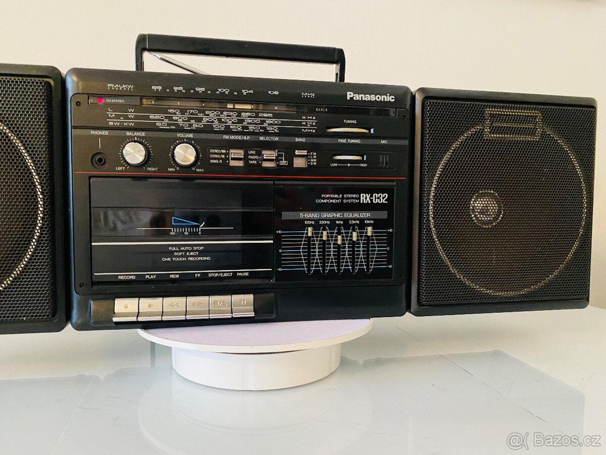 Radiomagnetofon Panasonic RX-C32, 80.léta - 14